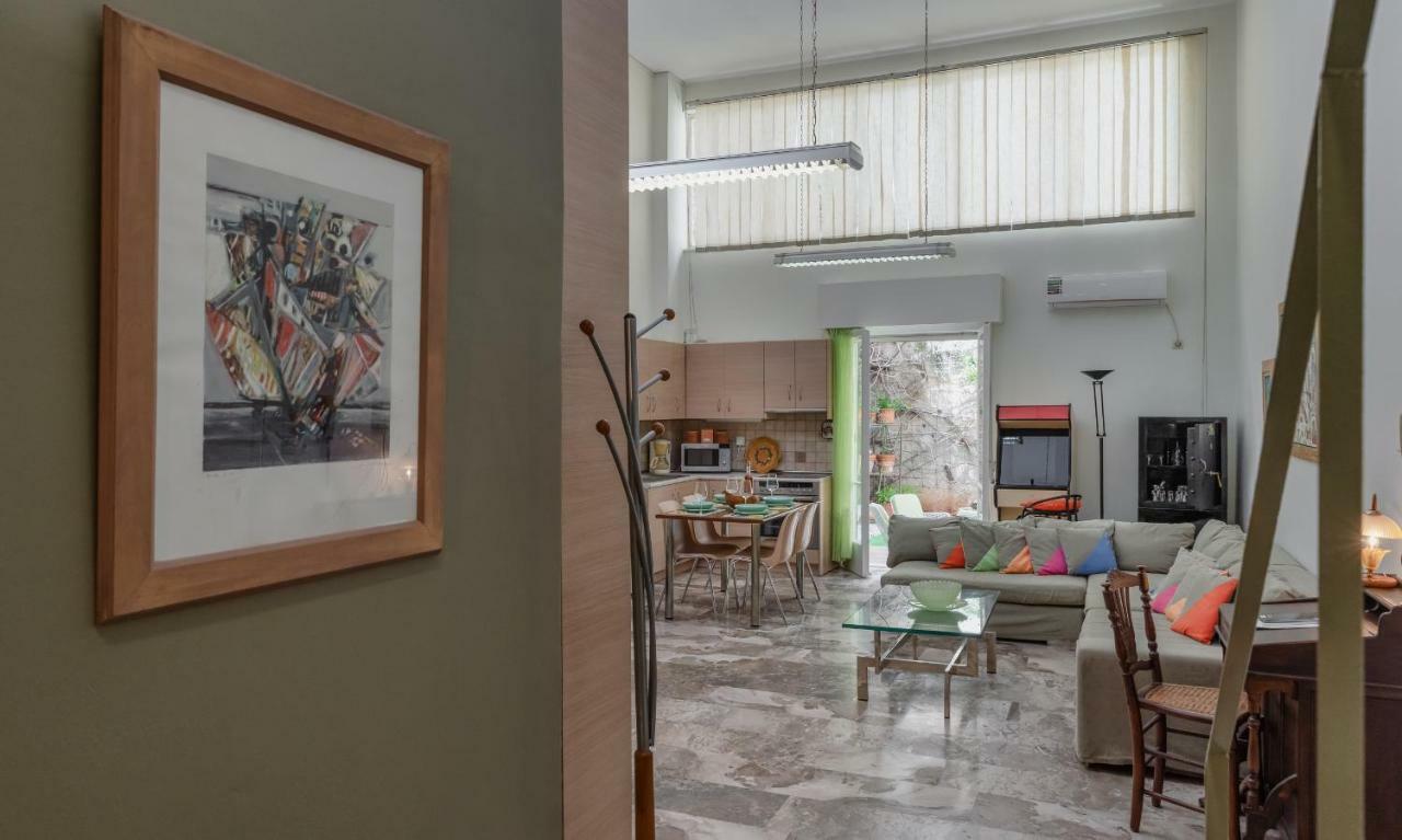 Acropolis Koukaki Loft Private Garden Apartment Atena Exterior foto