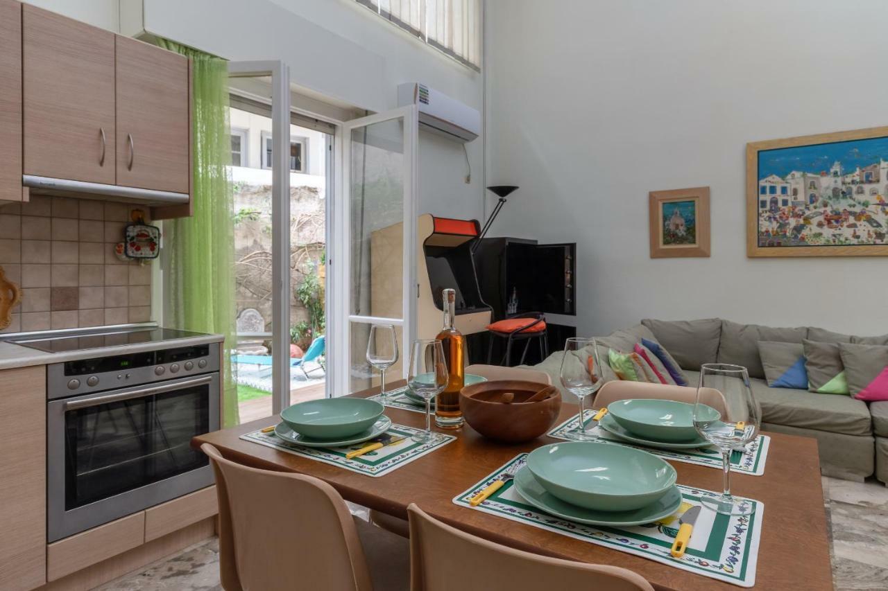 Acropolis Koukaki Loft Private Garden Apartment Atena Exterior foto